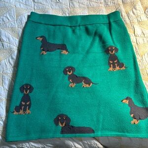 Dressed in Lala knit mini skirt